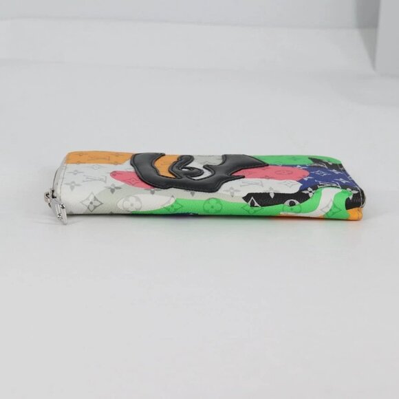 LOUIS VUITTON Monogram LV Portrait Zippy Wallet Vertical M82590 LV Auth 127987M - Picture 6 of 16